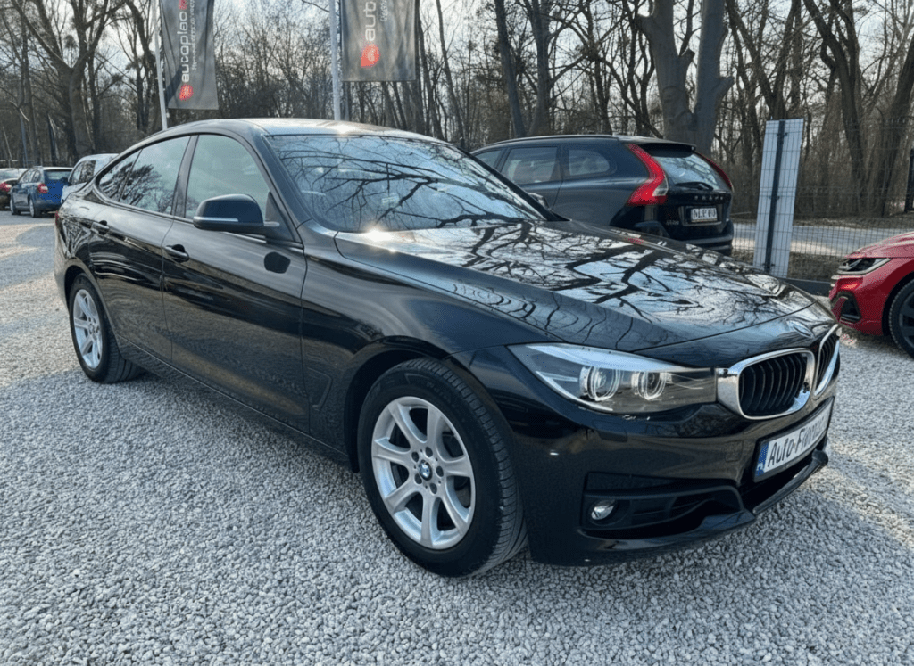 BMW Seria 3 Gran Turismo 320i Advantage 2020 czarne – wynajem bez baz z OC AC w racie