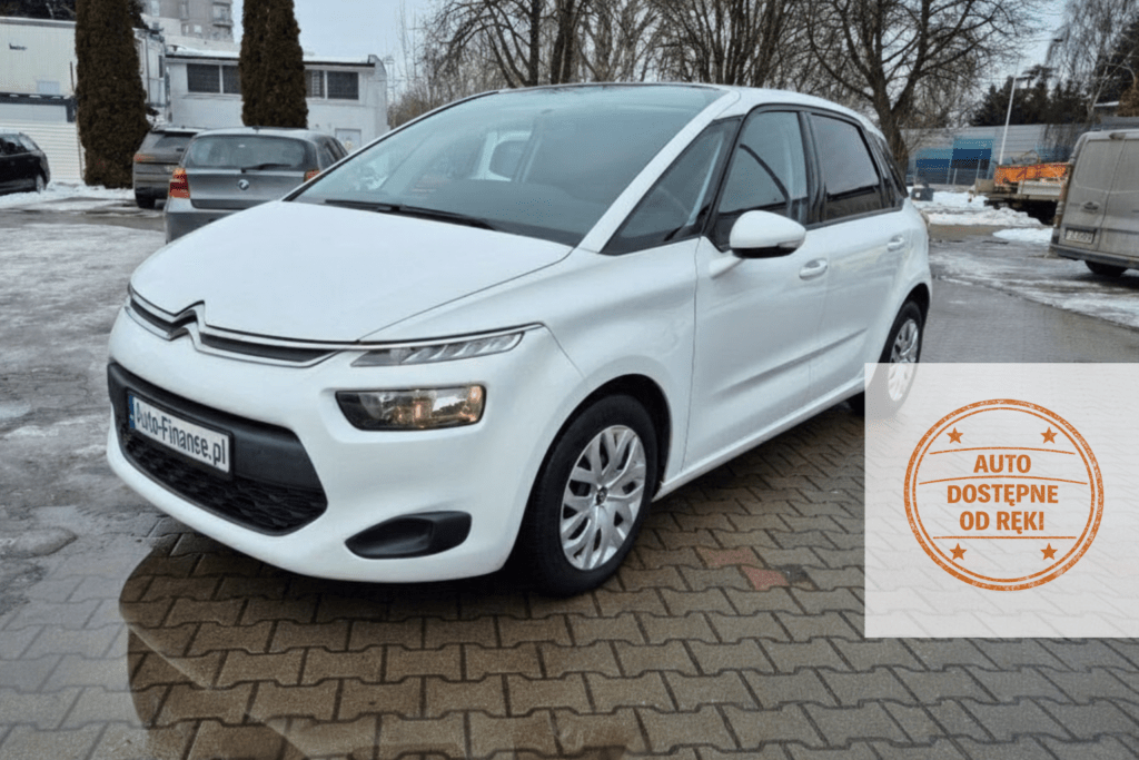 CITROEN C4 Picasso 1.6 BlueHDi 115 KM 2015 biały – wynajem z wykupem bez BIK i KRD Auto-Finanse.pl