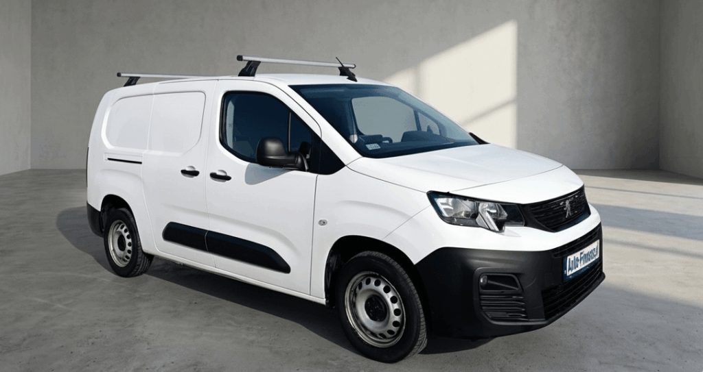 Peugeot Partner 1.5 BlueHDi Long Premium 2020 biały furgon samochód dostawczy leasing bez BIK KRD