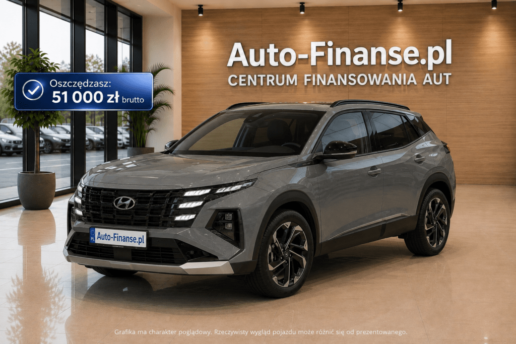 Hyundai Tucson 1.6 T-GDi Executive 2WD DCT 2026 szary SUV leasing dla firm i osób fizycznych Auto-Finanse.pl