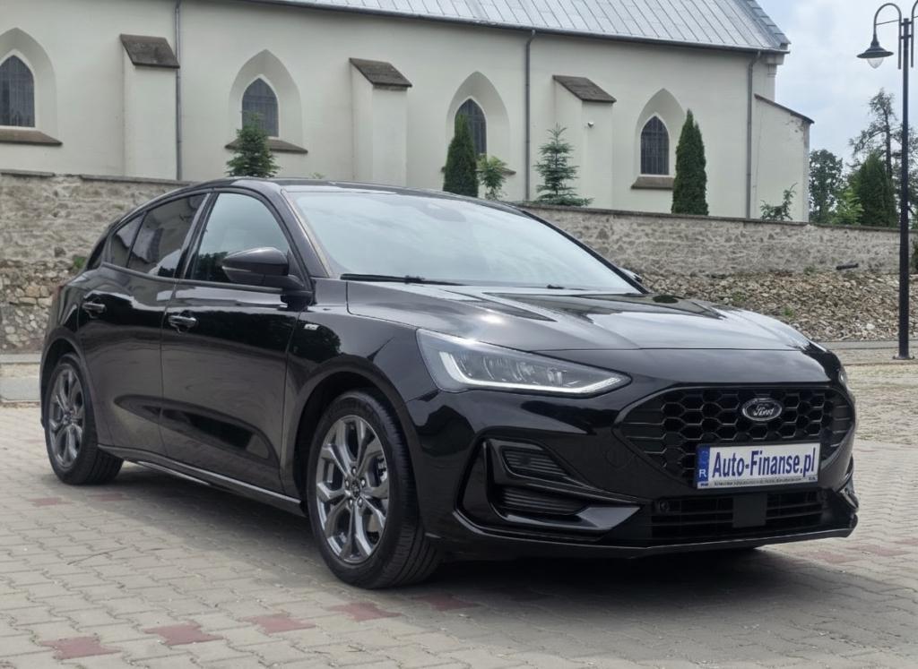 FORD Focus 1.0 EcoBoost mHEV ST-Line X 2025 w leasingu bez BIK i KRD – czarny hatchback mild hybrid 155 KM z automatyczną skrzynią biegów, zdjęcie główne Auto-Finanse.pl