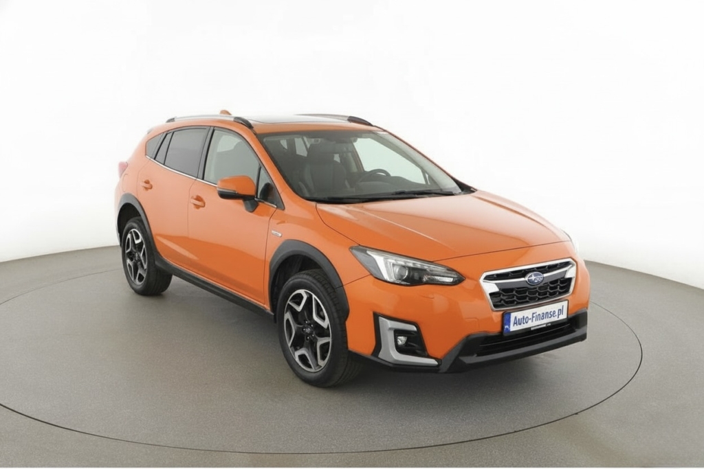 Subaru XV 2.0 Mild-Hybrid Premium AWD CVT 2019 pomarańczowy SUV w wynajmie z wykupem bez BIK i KRD
