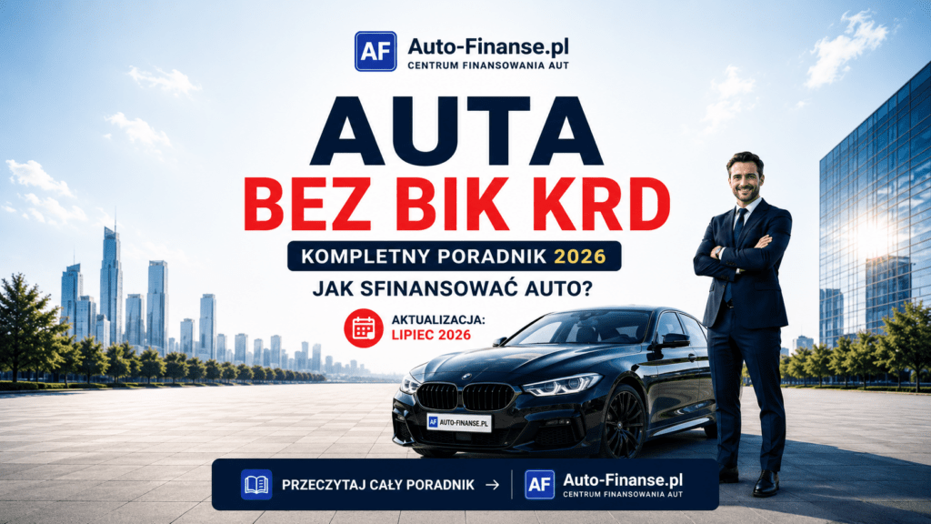 Auta bez BIK – kompletny poradnik 2026. Jak sfinansować samochód bez BIK i KRD dla firmy lub osoby fizycznej – Auto-Finanse.pl