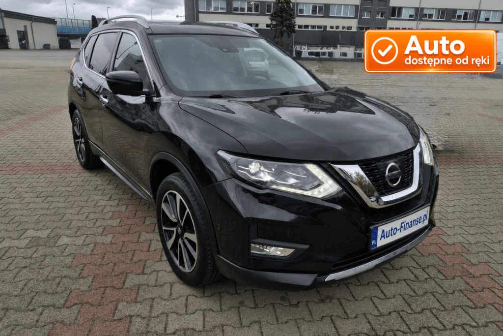 Nissan X-Trail 1.6 dCi Tekna 4x2 2018 czarny SUV Diesel 131 KM – wynajem z wykupem bez BIK i KRD