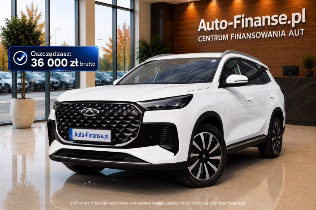 CHERY Tiggo 8 biały przód