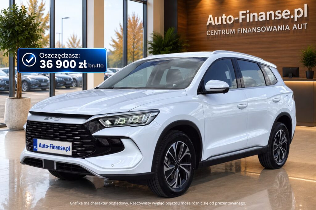 BYD Sealion 5 DM-i czarny SUV przód